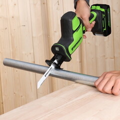 Пила сабельная аккумуляторная Greenworks GPT-CRS-25 24 В без АКБ и ЗУ (1200507) - фото 2