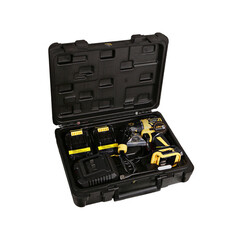 Дрель-шуруповерт аккумуляторная бесщеточная Hanskonner HCD2065C 18 В 2 Ач Li-Ion 2 АКБ и ЗУ - фото 3