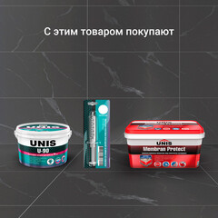 Клей для плитки/ керамогранита/ камня Unis U-350 FlexGEL эластичный армированный серый класс C2 TE S1 25 кг - фото 7
