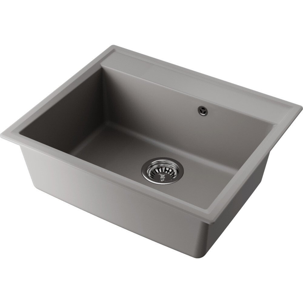 

Мойка для кухни Omoikiri Daisen 60-GR Artgranit 60х51х19,5 см врезная кварц leningrad grey, Серый