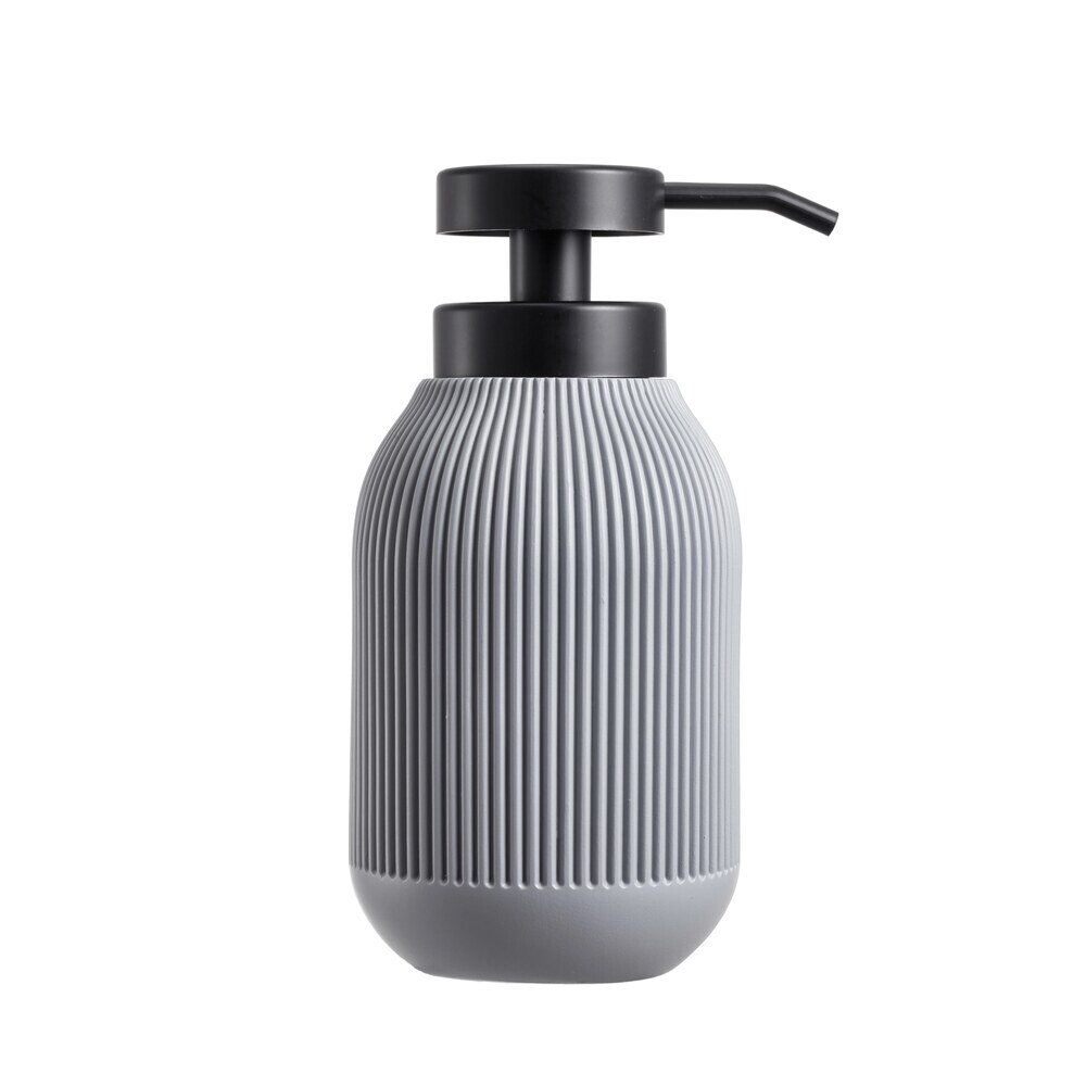 Изображение товара Дозатор для мыла Fora Bonna настольный полирезин серый (FOR-BON021)
