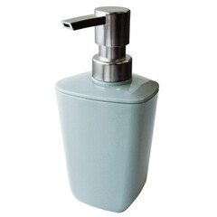 Дозатор для мыла Delphinium Mint настольный пластик голубой (106305) - фото 1