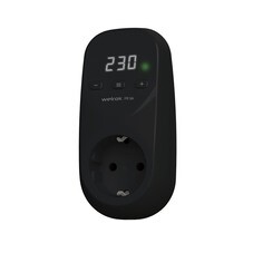 Реле напряжения Welrok PR bk 220 В 16 А тип AC розеточное цифровое