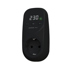 Реле напряжения Welrok PR bk 220 В 16 А тип AC розеточное цифровое