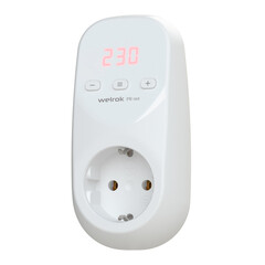 Изображение товара Реле напряжения и контроля фаз Welrok PR red 220 В 16 А тип AC розеточное цифровое