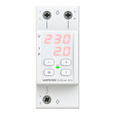Реле напряжения модульное Welrok VI-63 red 220 В 63 А тип AC цифровое
