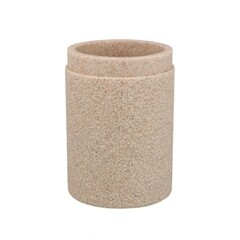 Стакан для ванной Zenfort Дюна настольный полирезин бежевый (106555) - фото 1