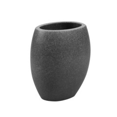 Изображение товара Стакан для ванной Zenfort Черный камень настольный полирезин графит (106165)