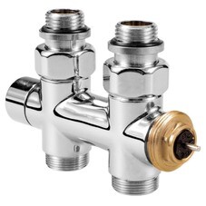 Узел регулирующий Jaga Deco-Pro 1/2 НР(ш) х М24 для радиатора (50940.425/SP)