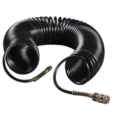 Шланг пневматический спиральный Fubag 1/4 5 м для компрессоров с фитингами (170023) - фото 1