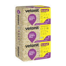 Шумоизоляция Vetonit Шумка 50х610х1000 мм 6,1 кв.м