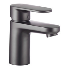 Смеситель для раковины Hansgrohe Vernis Blend черный с донным клапаном (71550670)