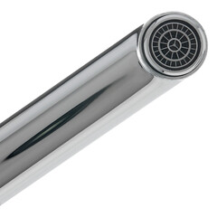 Смеситель для ванны Voda Fin хром однорычажный с длинным изливом с лейкой (FN 31) - фото 4