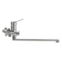 Смеситель для ванны AM.PM X-Joy хром однорычажный с длинным изливом без лейки (F85A90000) - фото 7