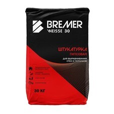Штукатурка гипсовая Bremer Weisse 30 бежевая финишная 30 кг