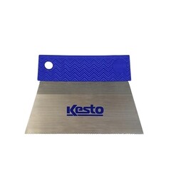 Шпатель для клея зубчатый Kesto 180 мм А2 нержавеющая сталь с пластиковой ручкой (91038-А2)