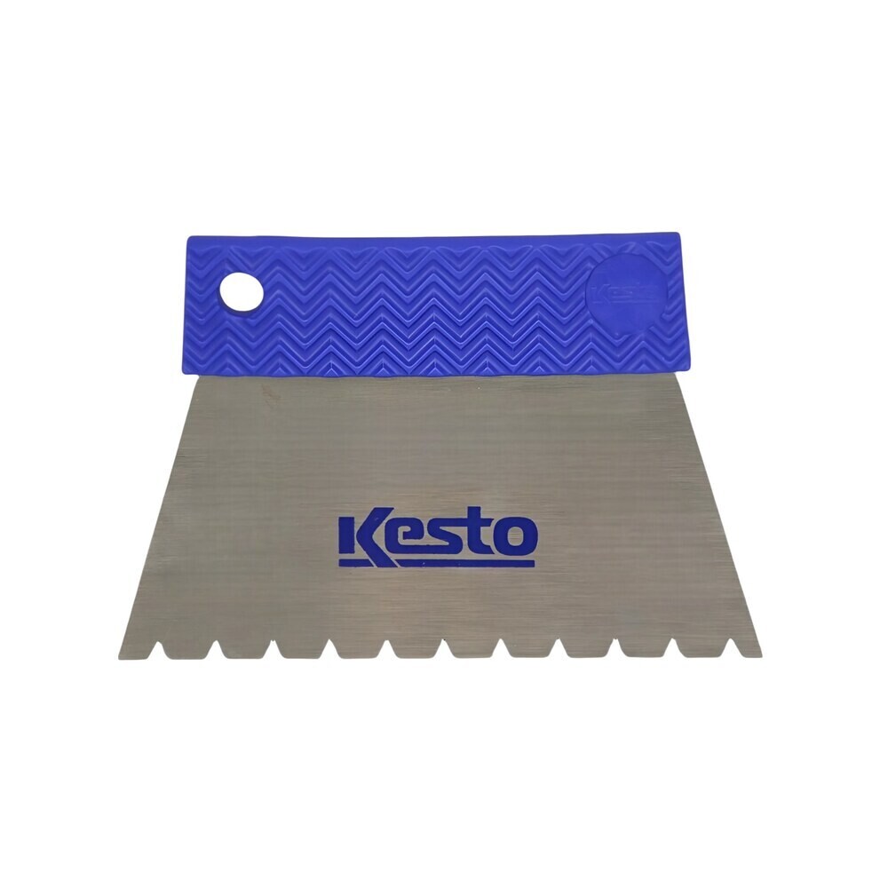 Изображение товара Шпатель Kesto 91040-В10 Нержавеющая сталь зубчатый 180 мм Изображение товара Шпатель Kesto 91040-В10 Нержавеющая сталь зубчатый 180 мм