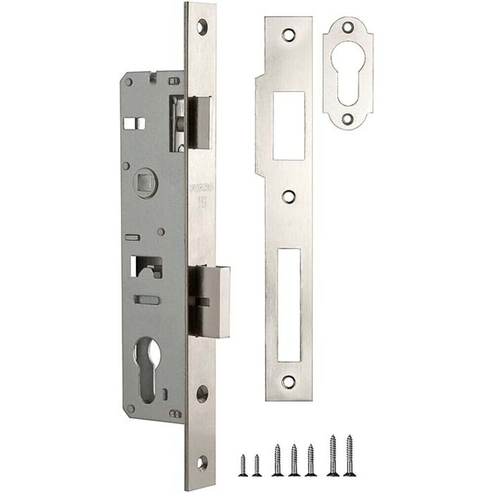 Изображение товара Замок врезной Fuaro PROF153-30/85 CP для входной двери под цилиндр хром Изображение товара Замок врезной Fuaro PROF153-30/85 CP для входной двери под цилиндр хром