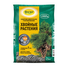 Удобрение минеральное сухое для хвойных растений гранулированное 5М Фаско 1 кг