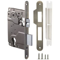 Изображение товара Замок врезной Armadillo METLH25-50 Box AB для входной двери под цилиндр бронза