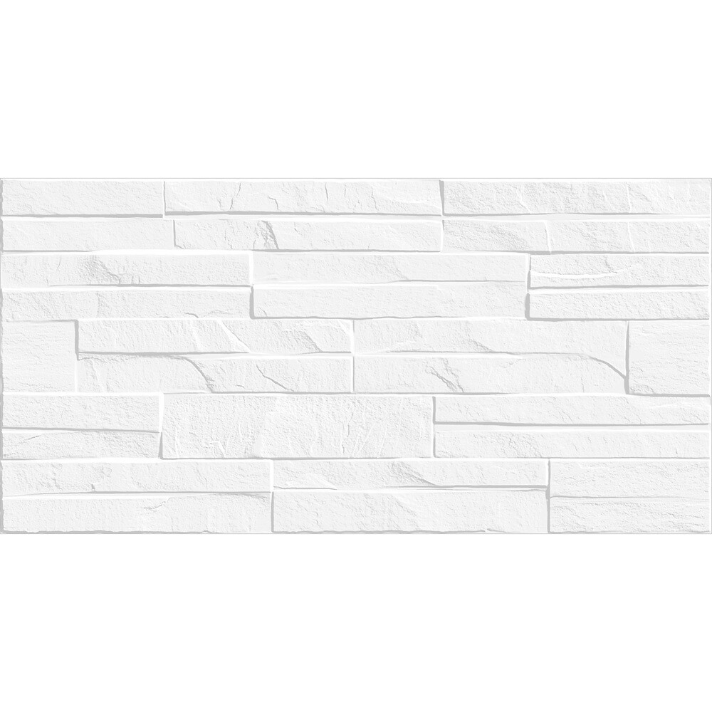 Изображение товара Плитка Alma Ceramica Discover Белый камень 500x249x8 мм