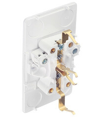 Розетка Systeme Electric Этюд накладная белая со шторками (PA16-008B) - фото 3