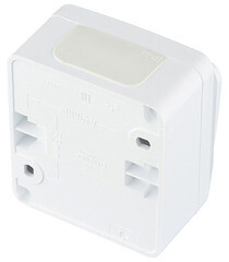 Выключатель Systeme Electric Этюд двухклавишный накладной белый (BA10-042B) - фото 3