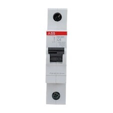 Автоматический выключатель модульный ABB SH201 1P 6А тип C 6 кА 400 В (2CDS211001R0064)