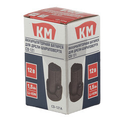 Аккумулятор КМ CD-121A 12В 1,5Ач Li-Ion - фото 2