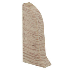 Заглушка торцевая Winart 47 мм королевский белый левая-правая S-профиль (2 шт.) - фото 1