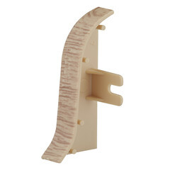 Заглушка торцевая Winart 47 мм королевский белый левая-правая S-профиль (2 шт.) - фото 2