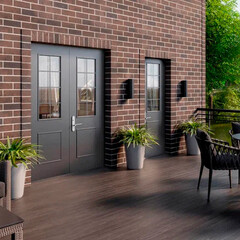 Панель фасадная Технониколь Кирпич 1000х420 мм йорк - фото 2