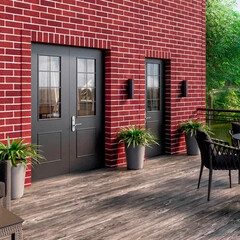 Панель фасадная Технониколь Кирпич 1000х420 мм дорсет - фото 2