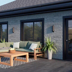 Панель фасадная Технониколь Песчаник 1000х420 мм светло-серый - фото 2