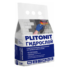 Изображение товара Гидроизоляция цементная Plitonit ГидроСлой тонкослойная 5 кг