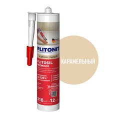 Изображение товара Герметик силиконовый затирка Plitonit PlitoSil Premium карамельный 310 мл
