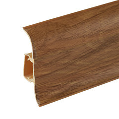 Плинтус ПВХ напольный Winart 58 мм дуб обыкновенный 2500 мм S-профиль с кабель-каналом - фото 4