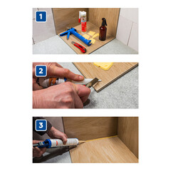 Герметик силиконовый затирка Plitonit PlitoSil Premium шоколад 310 мл - фото 4