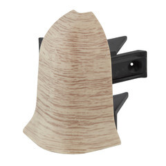 Изображение товара Угол наружный Winart 47 мм королевский белый S-профиль (2 шт.)