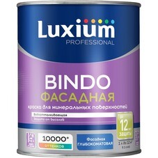 Краска фасадная Luxium эластичная акриловая база BC бесцветная 0,9 л