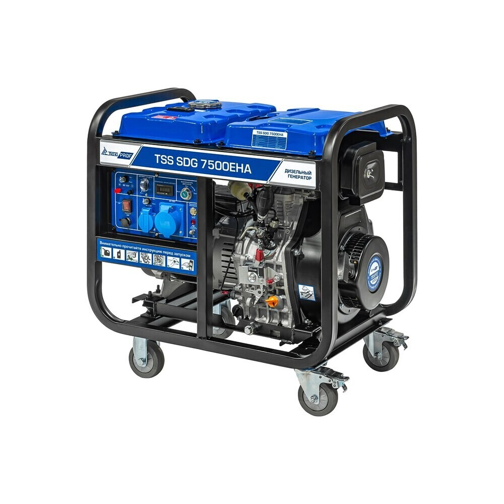 Изображение товара Генератор дизельный ТСС TSS SDG 7500EHA 7 кВт с электростартером (200026)