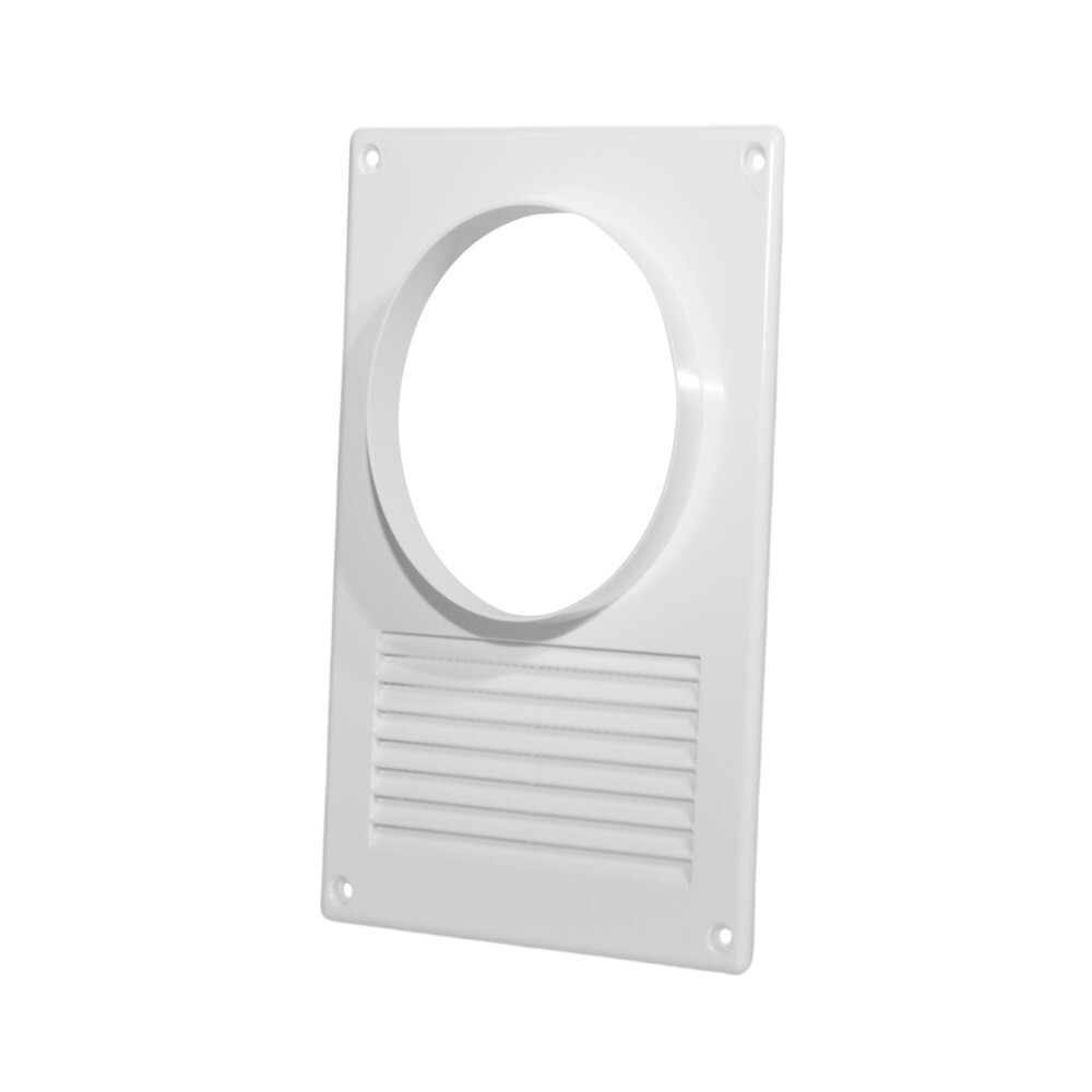 Изображение товара Площадка торцевая ВА ВЕНТ с решеткой с фланцем d100 мм пластиковая 170х240 мм