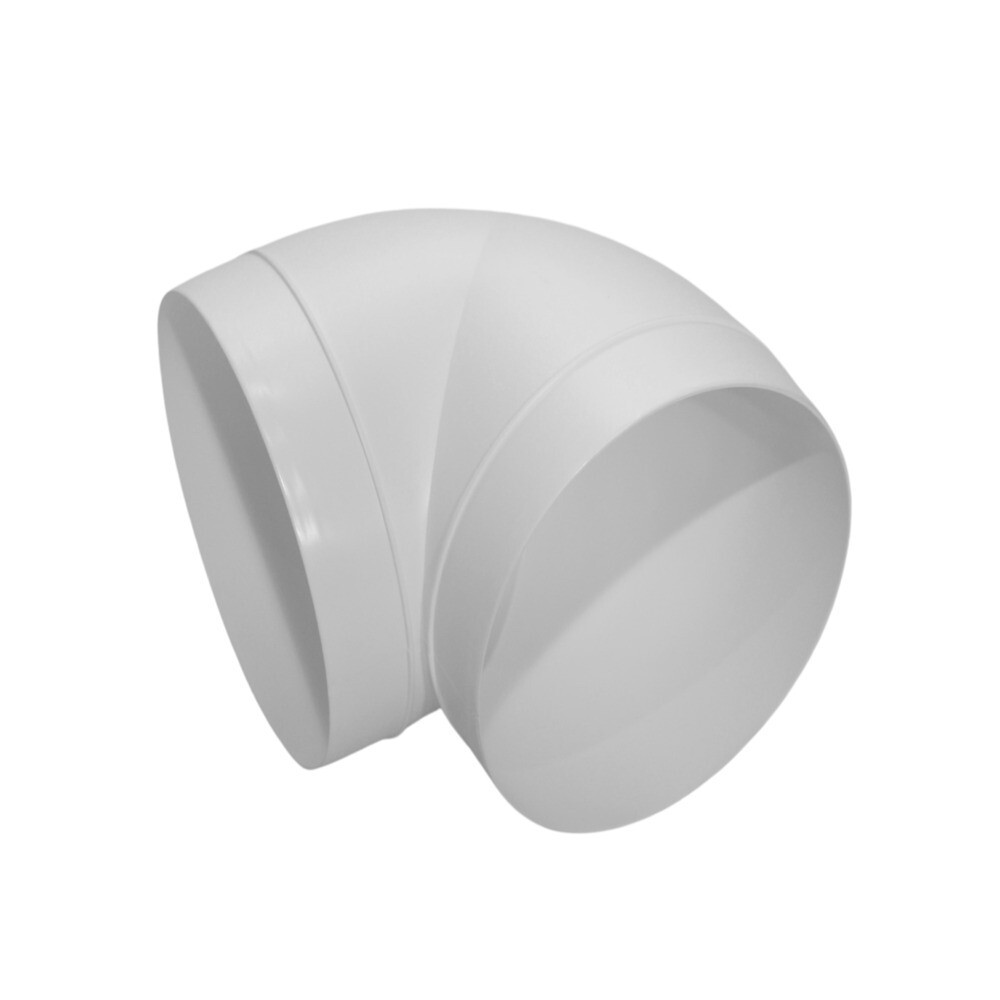 Изображение товара Колено для круглых воздуховодов ВА ВЕНТ пластиковое d125 мм 90°