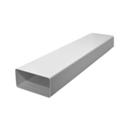 Изображение товара Воздуховод плоский пластиковый 55х110 мм 1,5 м