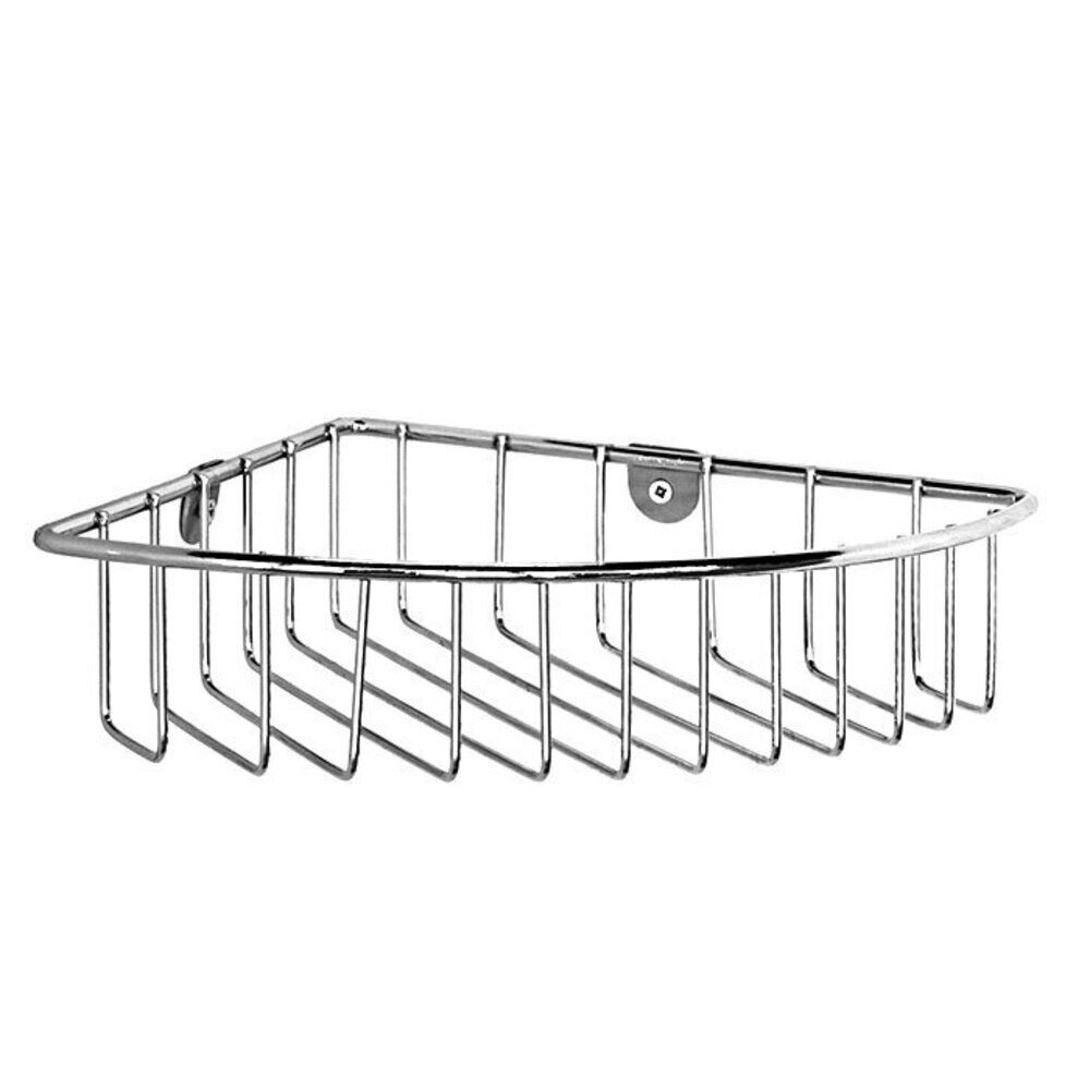 Изображение товара Полка для ванной Milardo угловая 190х52х190 мм нержавеющая сталь хром (105WC00M44)