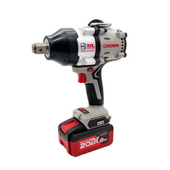 Изображение товара Гайковерт ударный аккумуляторный бесщеточный Crown CT22056HX-8SC4 BMC 20 В 8 Ач Li-Ion 1 АКБ и ЗУ