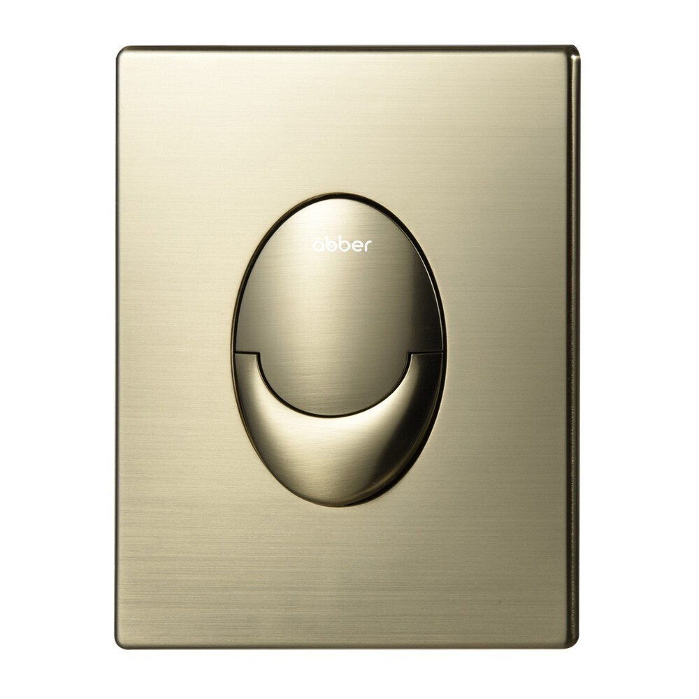 

Клавиша смыва для инсталляций Abber пневматическая золото брашированное (AC0125BG)