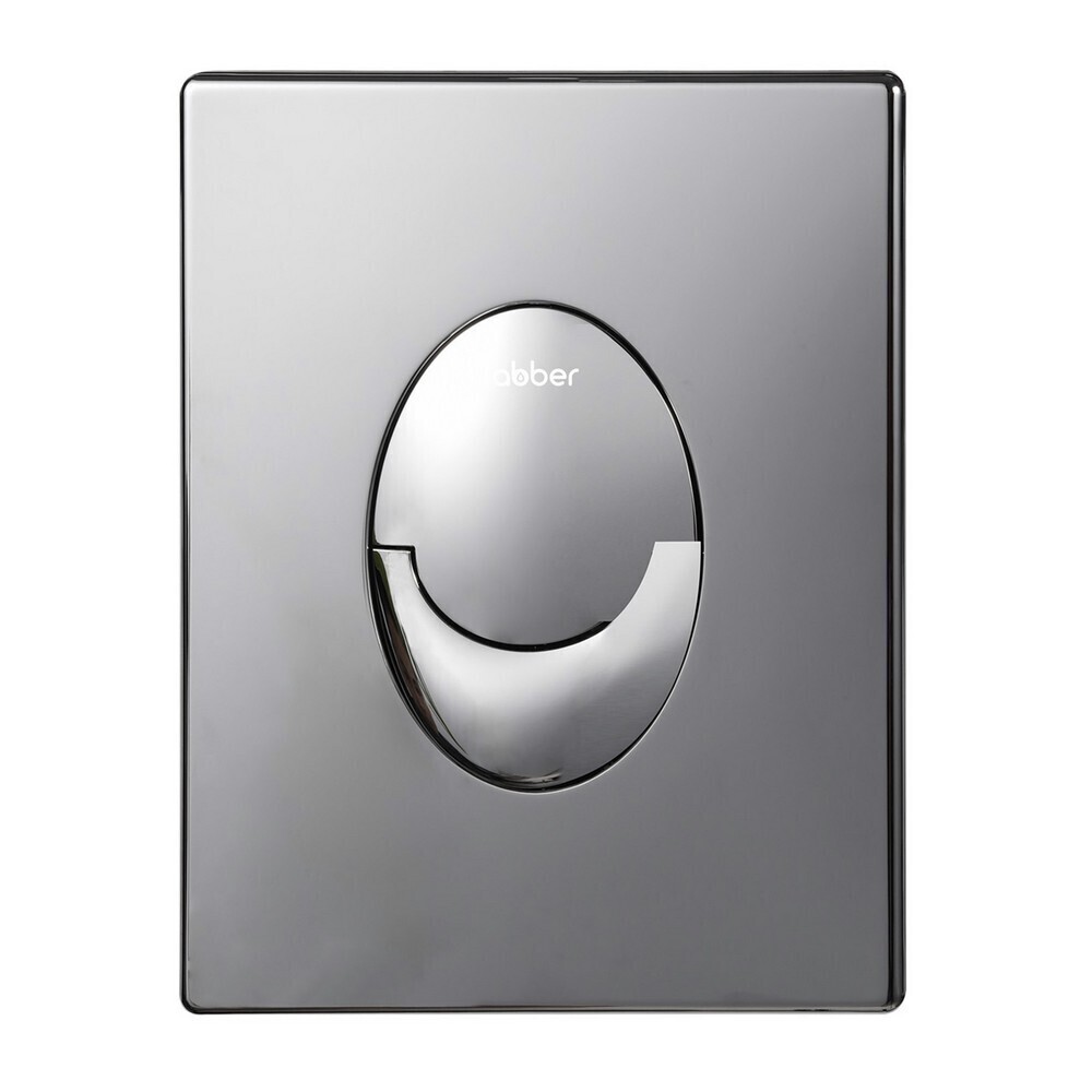 Изображение товара Клавиша смыва Abber AC0125 Пневматическая 2-режимная, хром глянцевый