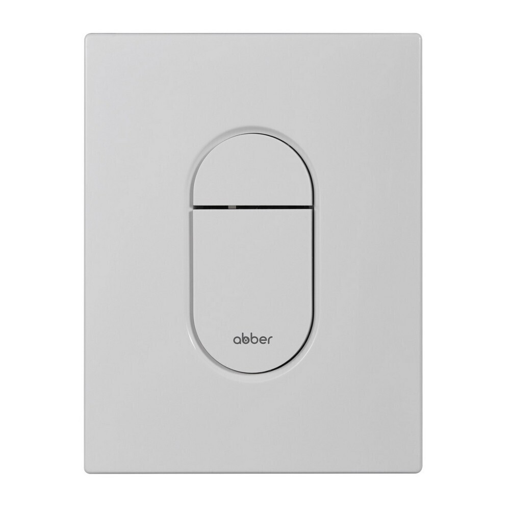Изображение товара Клавиша смыва для инсталляций Abber пневматическая белая матовая (AC0124MW)