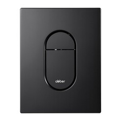 Клавиша смыва для инсталляций Abber пневматическая черная матовая (AC0124MB)